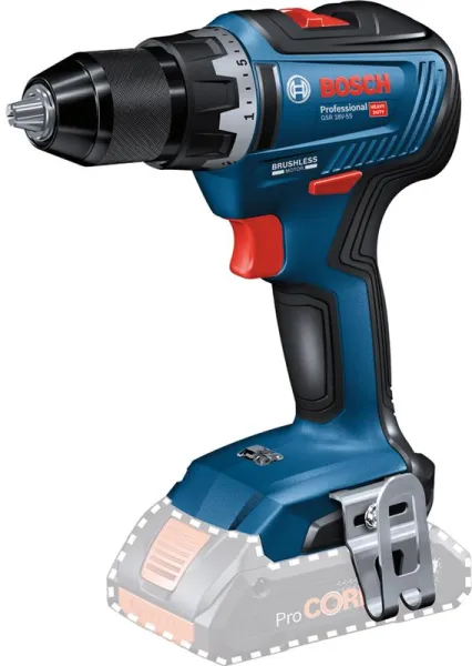 Bosch bore-/skruemaskine GSR 18V-55 Solo